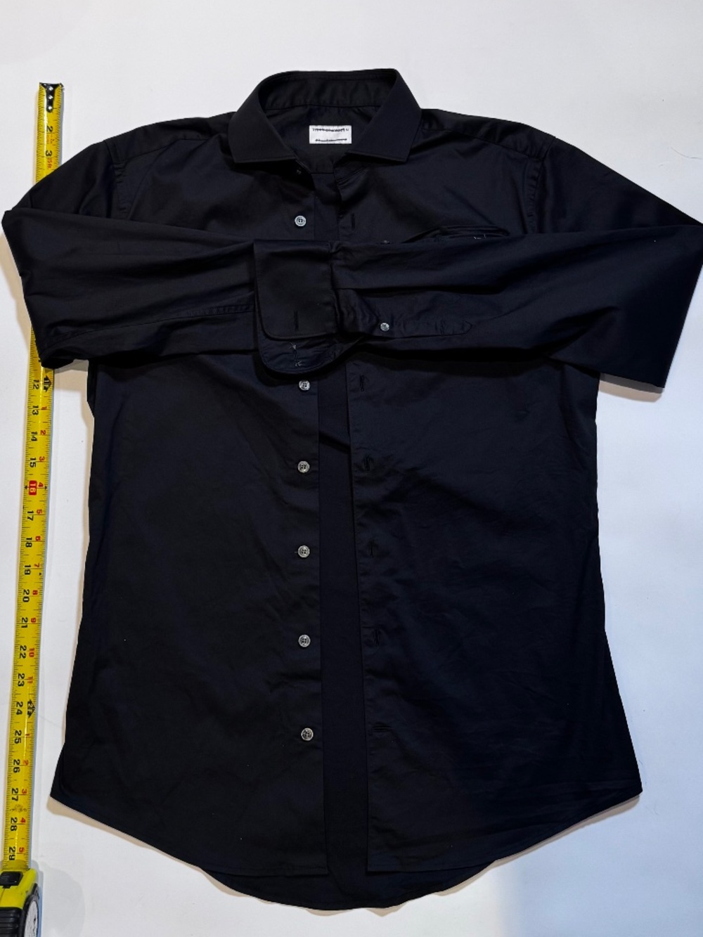 Tiger of Sweden Men's Black Slim Dress Shirt Size Medium